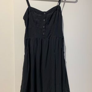 Black mini dress